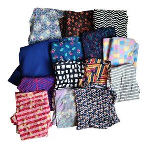 Lularoe Lot of 12 Tops Dresses Womens XS Irma Carly Cassie Colorful Comfort